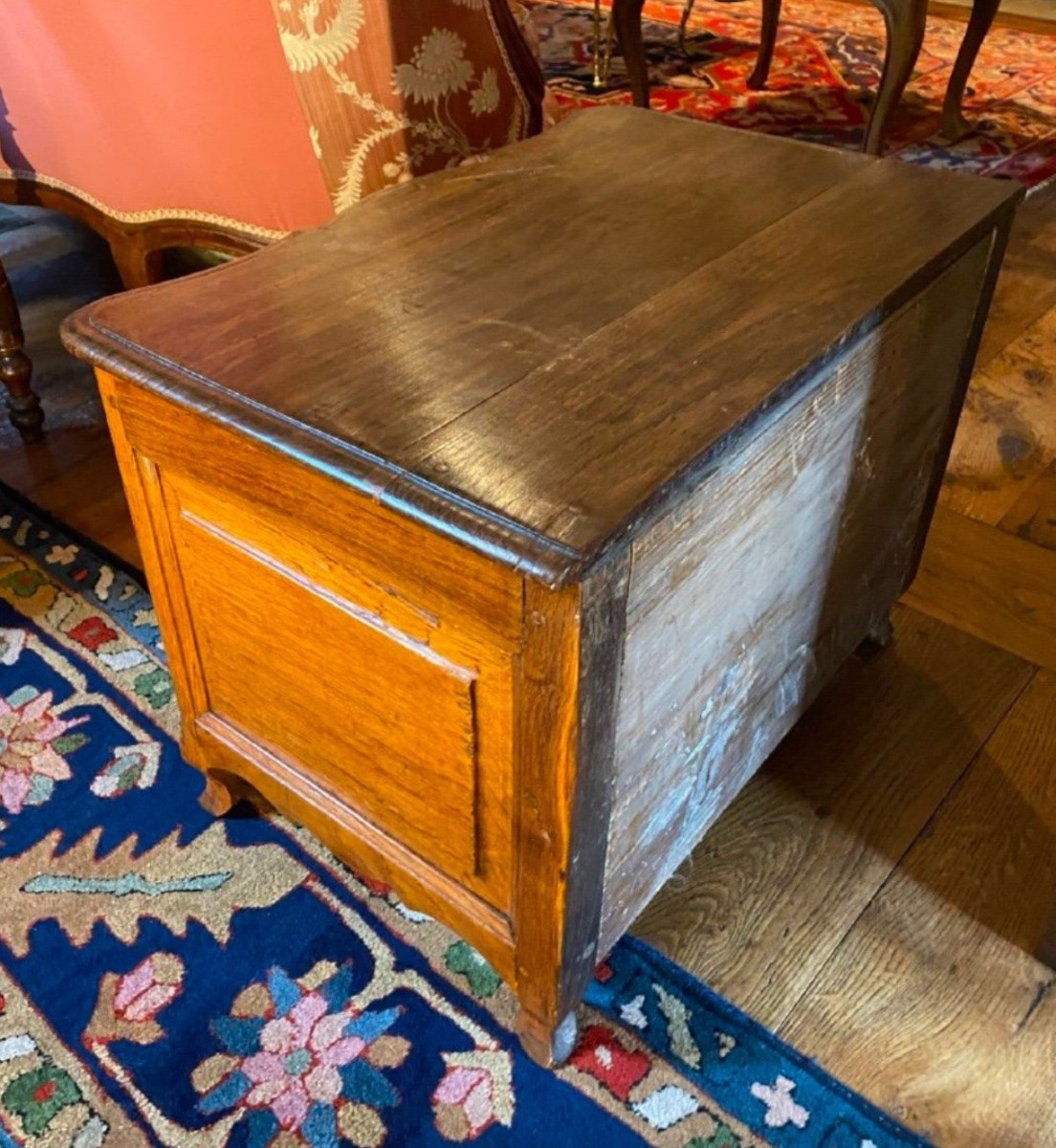 Diminutif De Commode Arbalète en chêne du XVIII Eme Siecle-photo-6