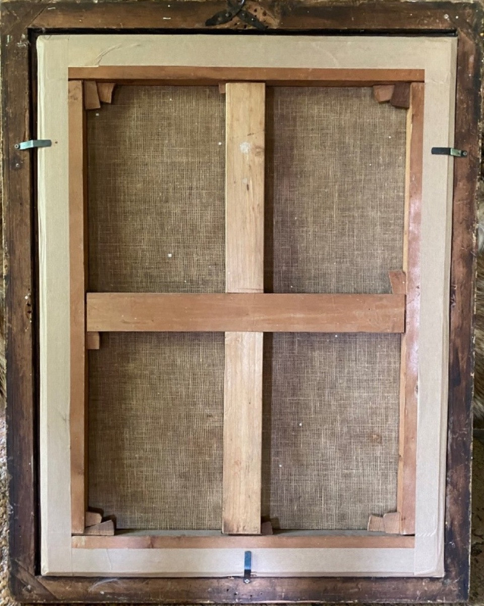 Ariane à Naxos, Grande Huile Sur Toile Attribuée à Michele Rocca (1671-1751)-photo-3