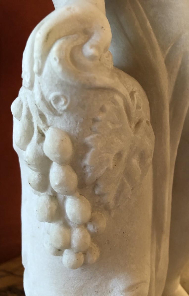 Demeter ou Cérès, Marbre Du XVIIIe Siècle : Déesse Des Moissons Et De L’agriculture-photo-8