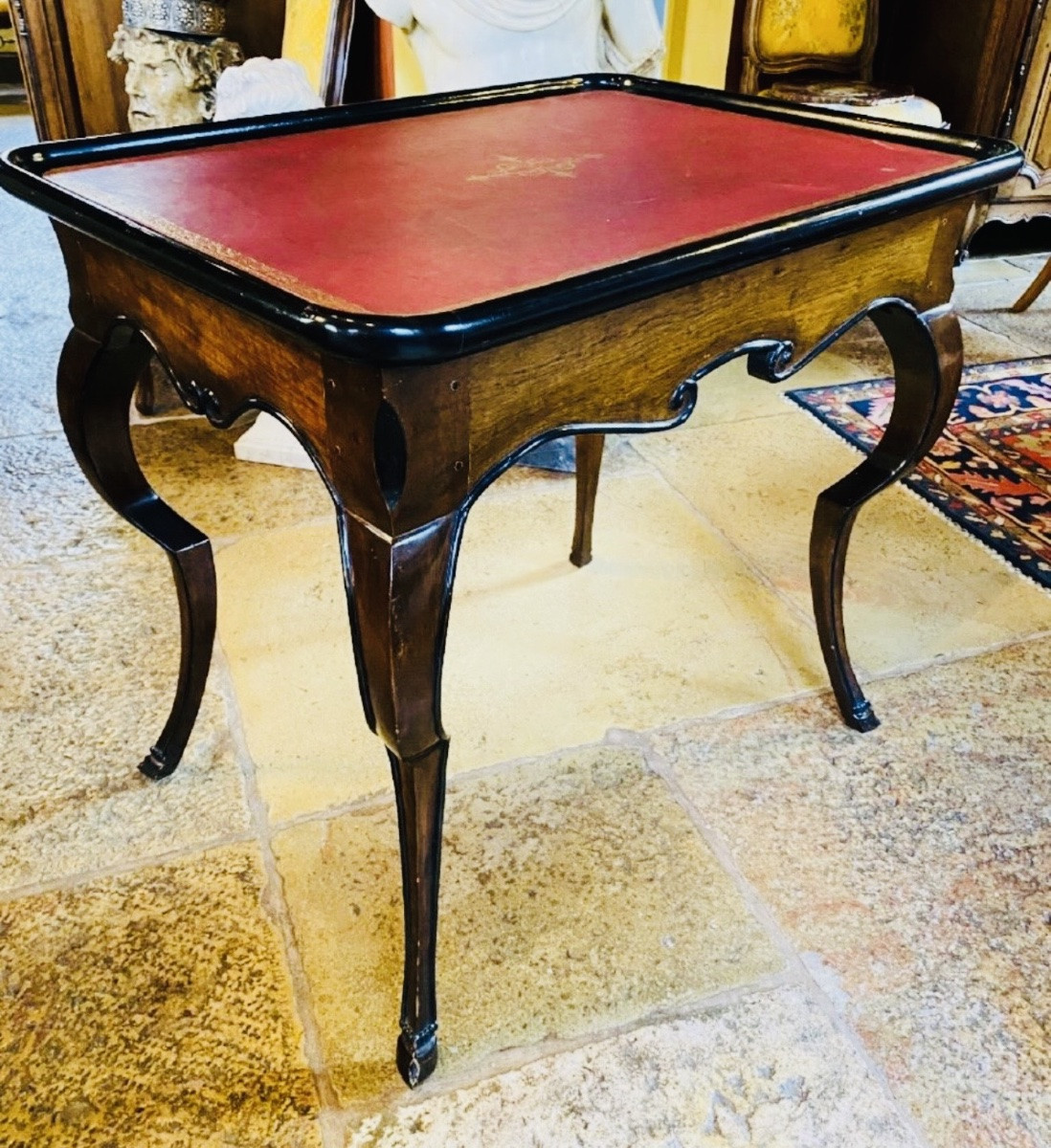 Coffee Table, Cabaret Style With Hock-shaped Legs, Mahogany, Attributed To Mailfert-photo-7