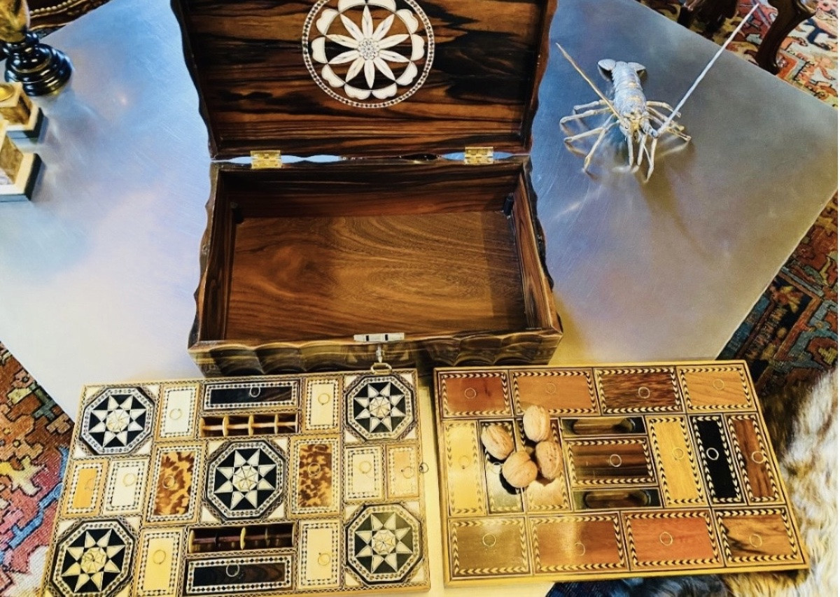 Large Anglo-indian Casket From The 19th Century-photo-4