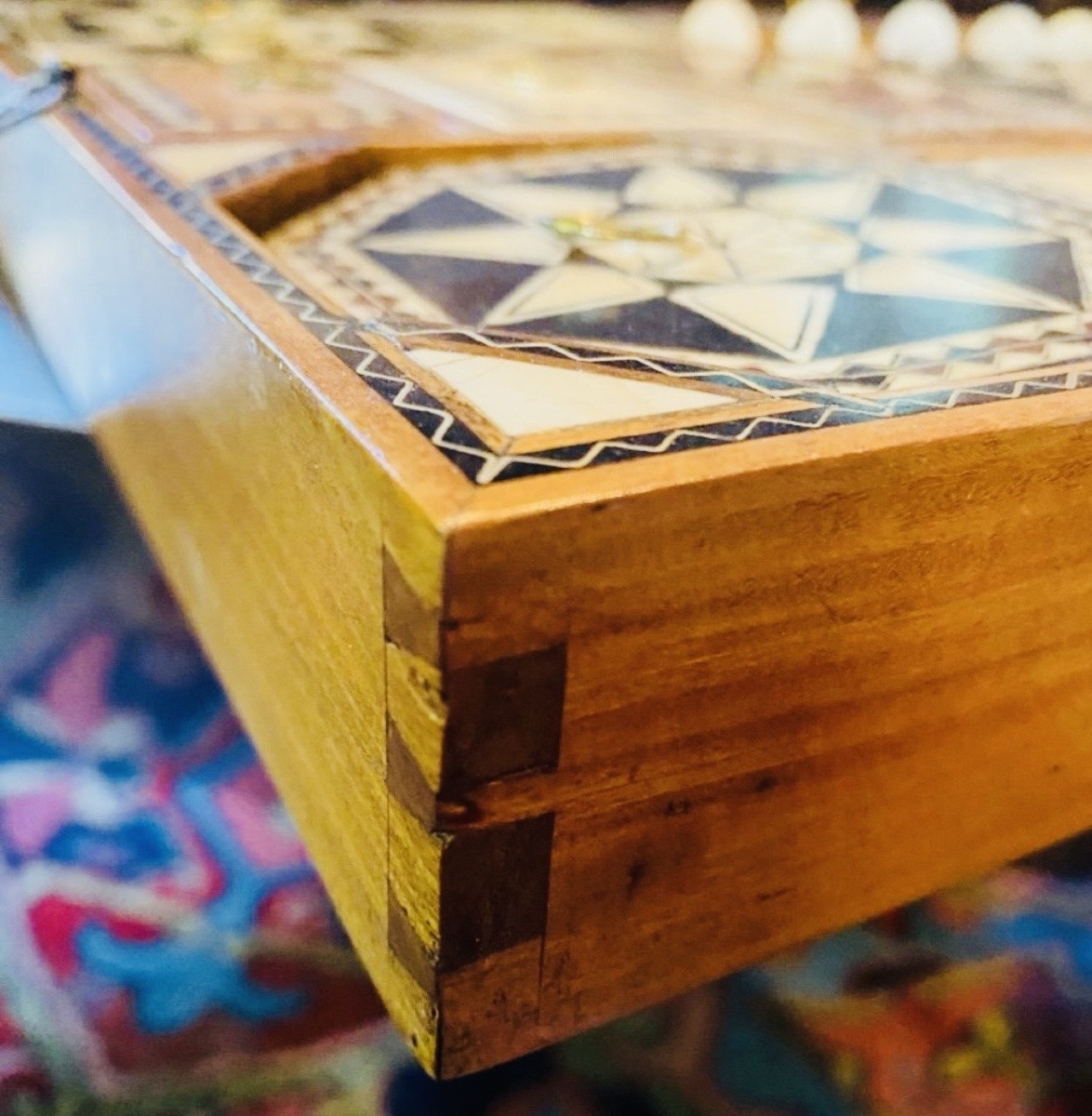 Large Anglo-indian Casket From The 19th Century-photo-4