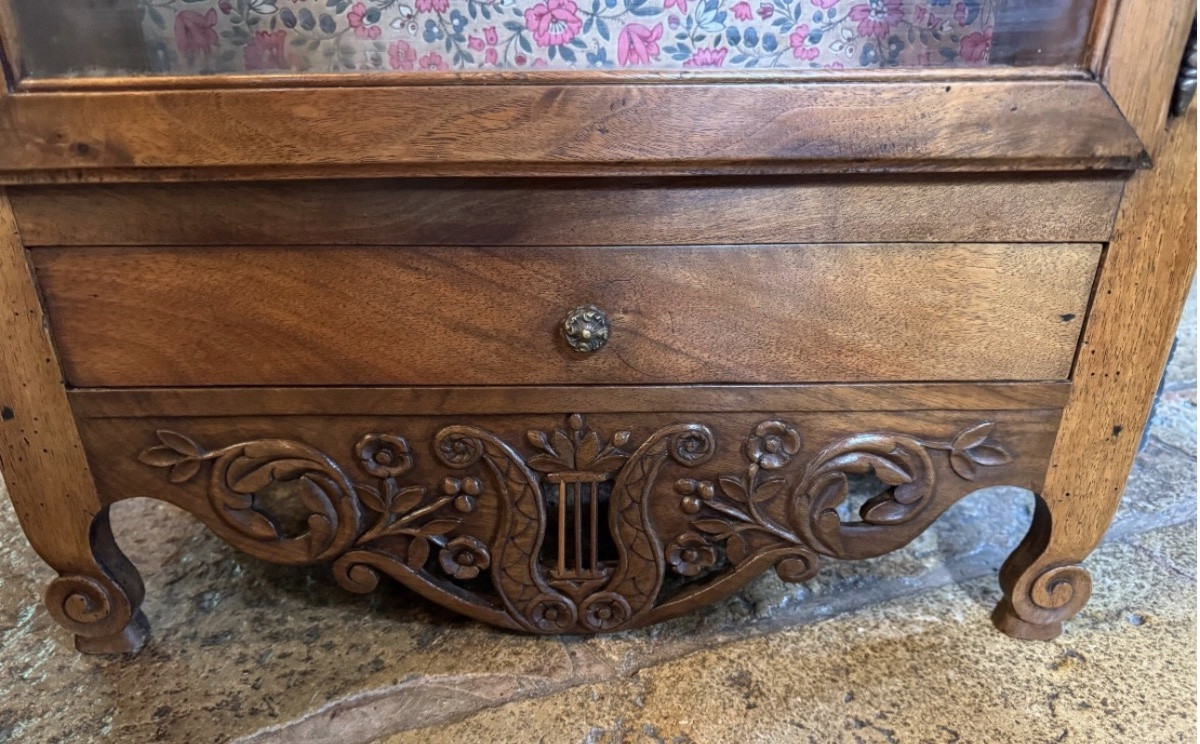 Verriot provençal en noyer transition Louis XV Louis XVI-photo-2