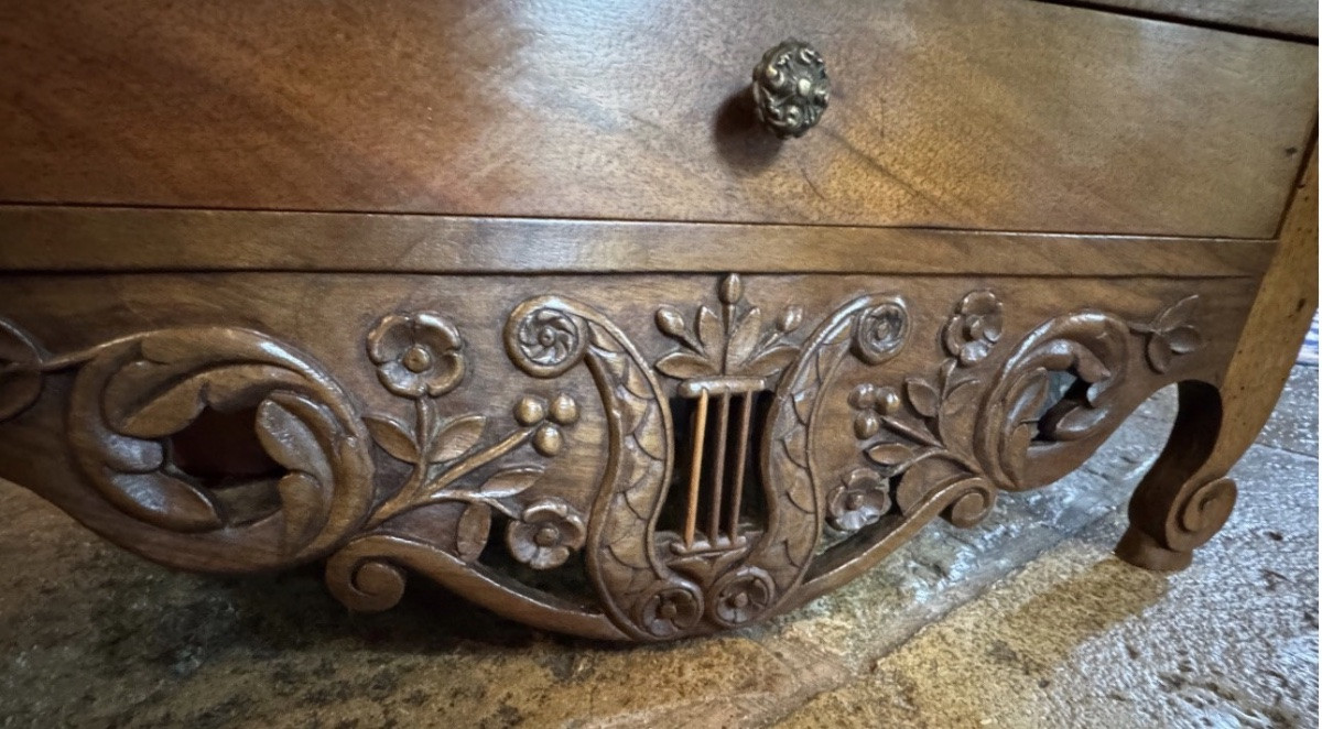 Verriot provençal en noyer transition Louis XV Louis XVI-photo-6