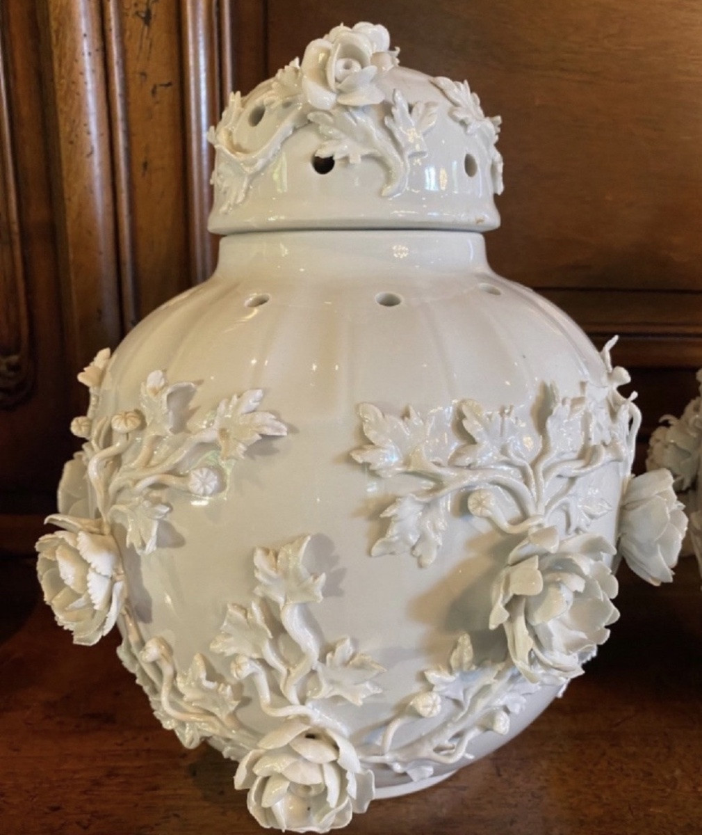 Pair Of Samson Potpourri Jars, Late 19th Century-photo-4