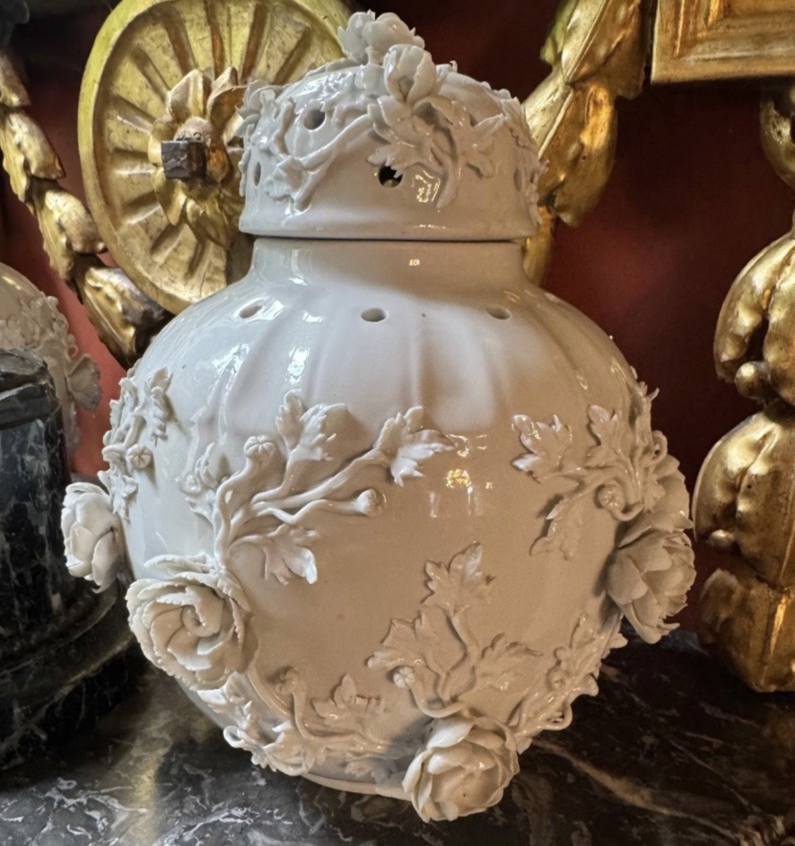 Pair Of Samson Potpourri Jars, Late 19th Century