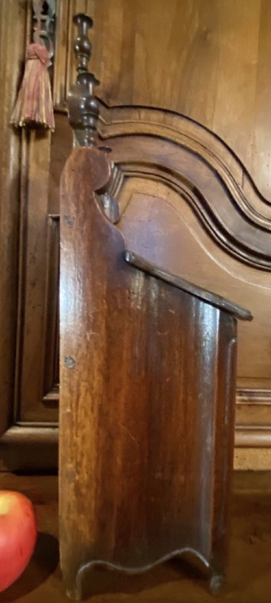 Saliero Provençal En Noyer Louis XV, Du XVIII Eme Siècle-photo-3