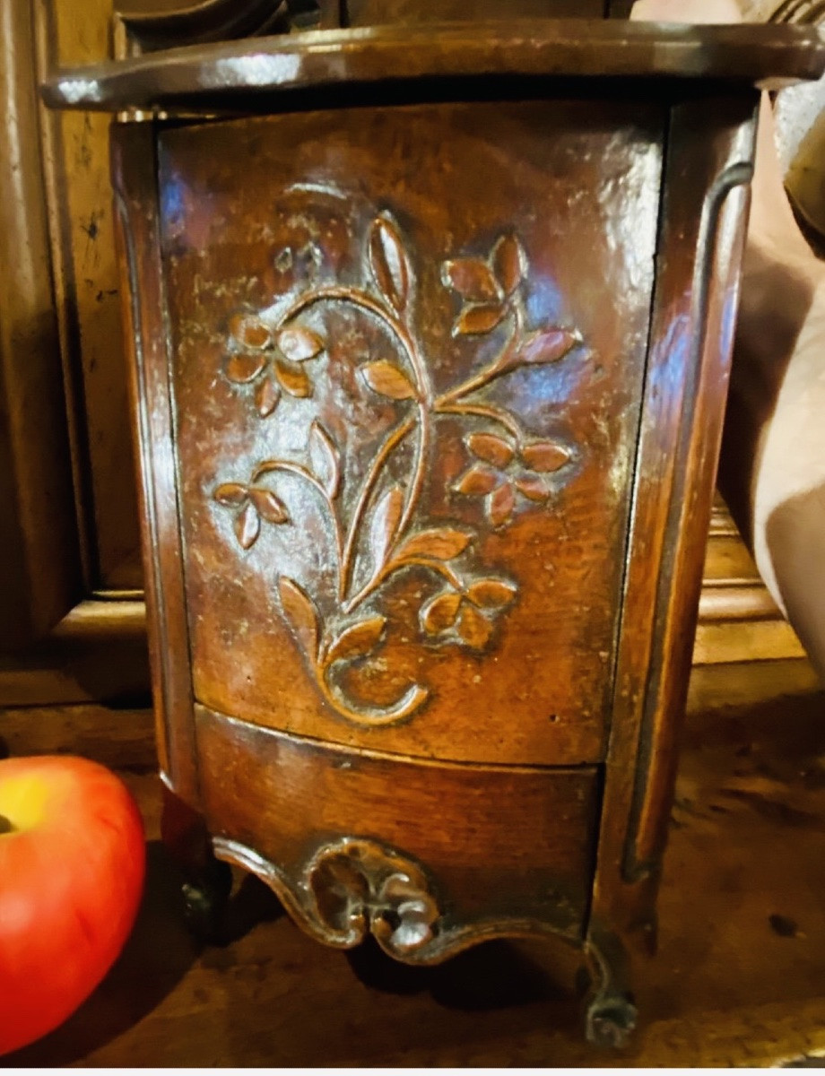 Saliero Provençal En Noyer Louis XV, Du XVIII Eme Siècle-photo-8