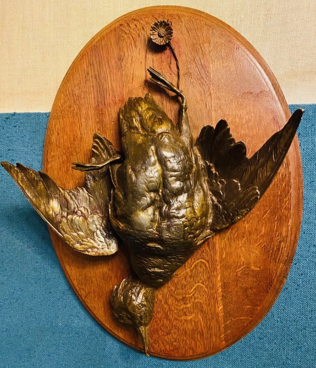 Pair Of 19th Century Hunting Trophies, In The Style Of Jules Moigniez (-photo-2