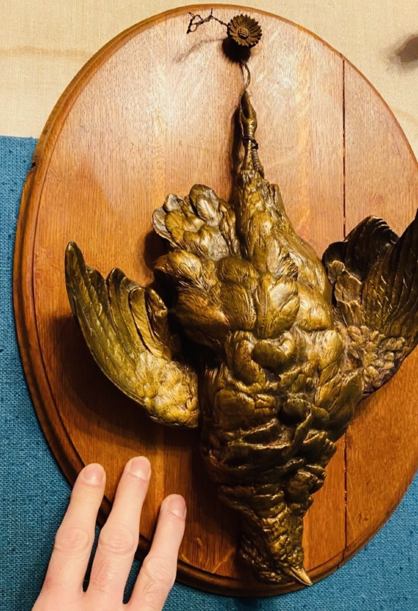 Pair Of 19th Century Hunting Trophies, In The Style Of Jules Moigniez (-photo-3