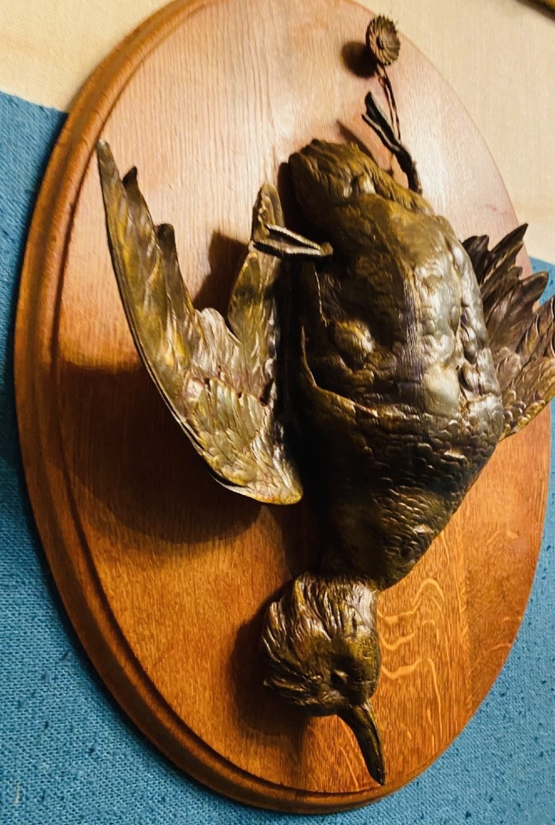 Pair Of 19th Century Hunting Trophies, In The Style Of Jules Moigniez (-photo-5