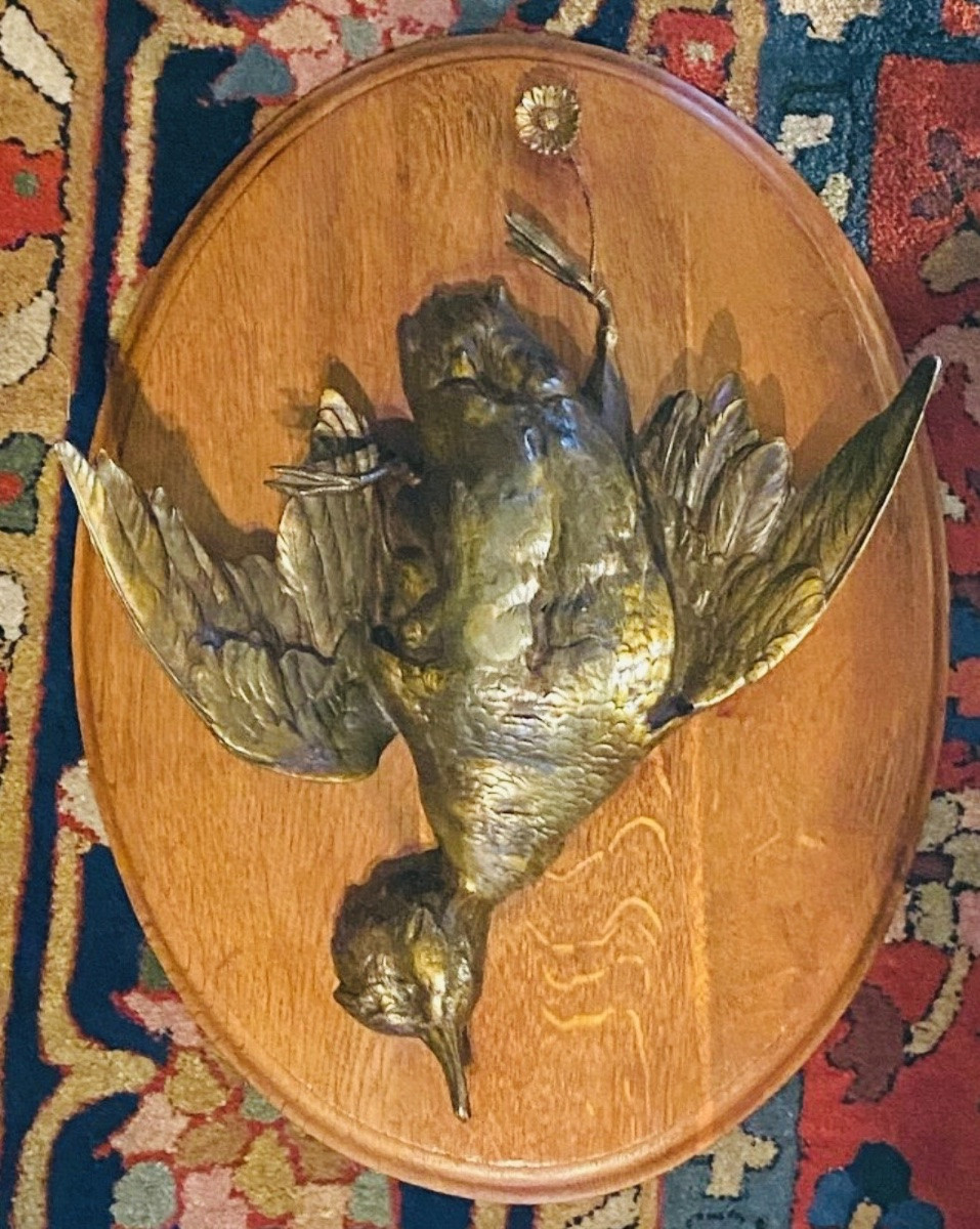 Pair Of 19th Century Hunting Trophies, In The Style Of Jules Moigniez (-photo-7