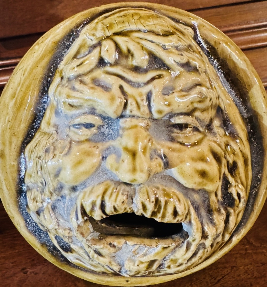 Stoneware Money Box With A Grotesque Head, In The Style Of Jean Carries - Early 20th Century-photo-5