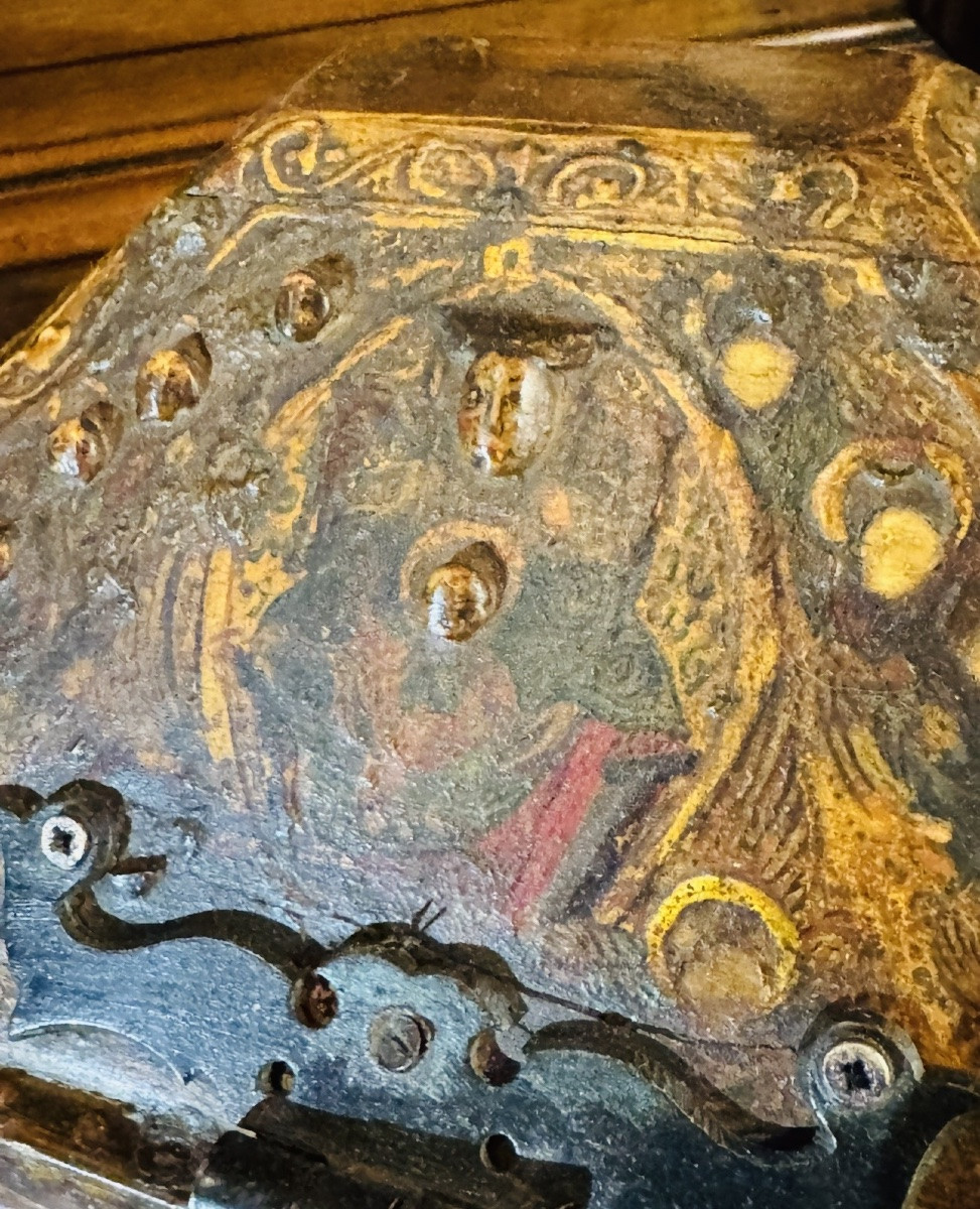 Pastiglia Casket In The Shape Of A Sarcophagus With Religious Decoration In Relief, High Renaissance Style - Napoleonic-photo-6