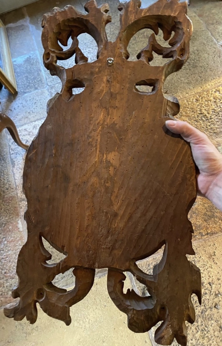 TÊTE DE GUERRIER en noyer sculpté en haut relief, XVII EME SIÈCLE-photo-4