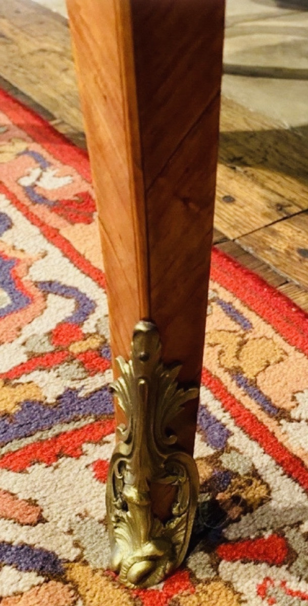 PETITE COMMODE CHIFFONNIÈRE en marqueterie de bois de rose DE STYLE LOUIS XV-photo-6