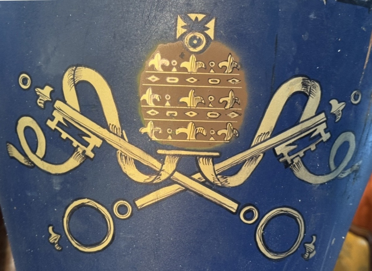 Hotte de vendangeur publicitaire “Châteauneuf-du-Pape” – Première moitié du XXe siècle-photo-8