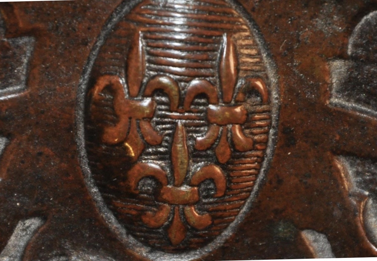 Large Bronze Salamander Dish - Renaissance Style, Napoleon III Period-photo-2