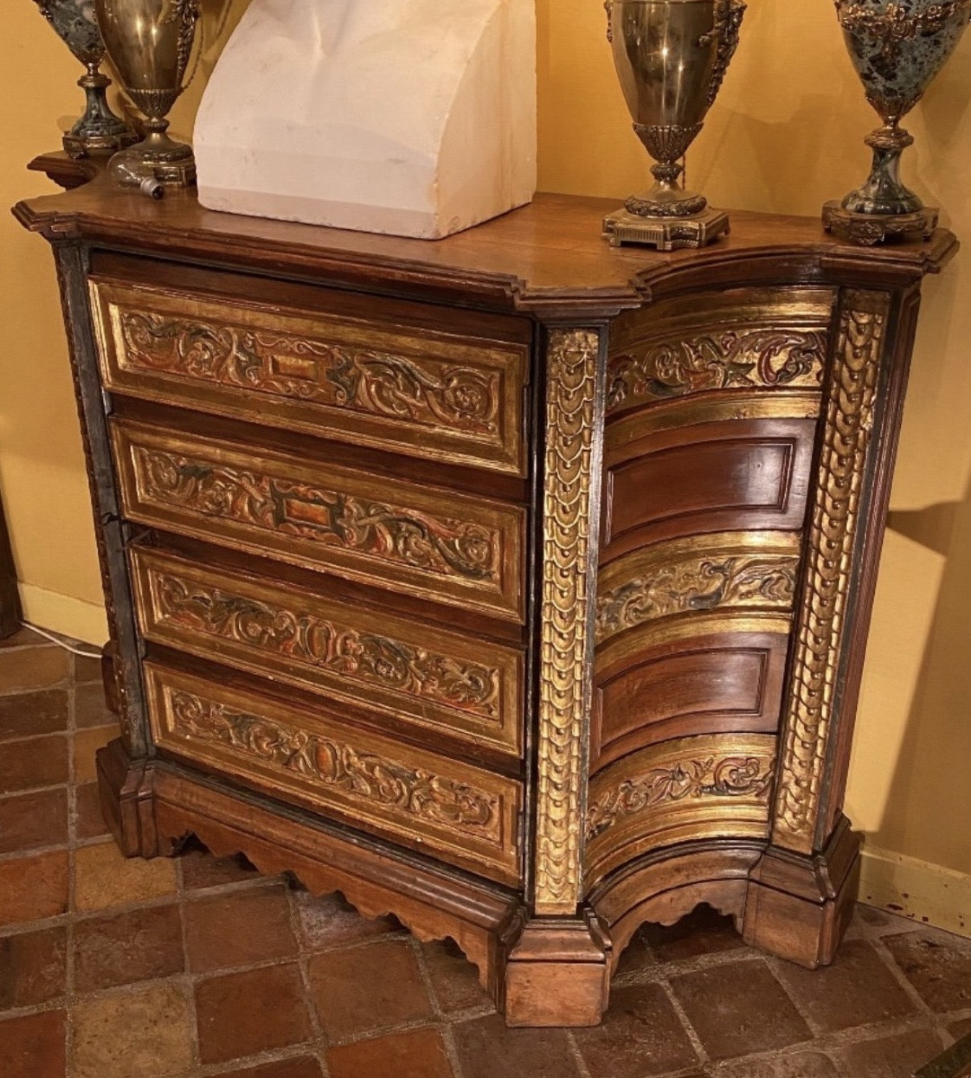 Buffet bas ou cabinet néo-Renaissance, fin XIXe – début XXe siècle