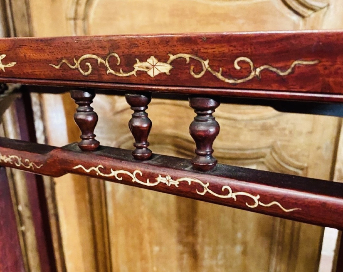 Vietnamese Diamond-shaped Corner Console - 1889 Paris World's Fair-photo-7