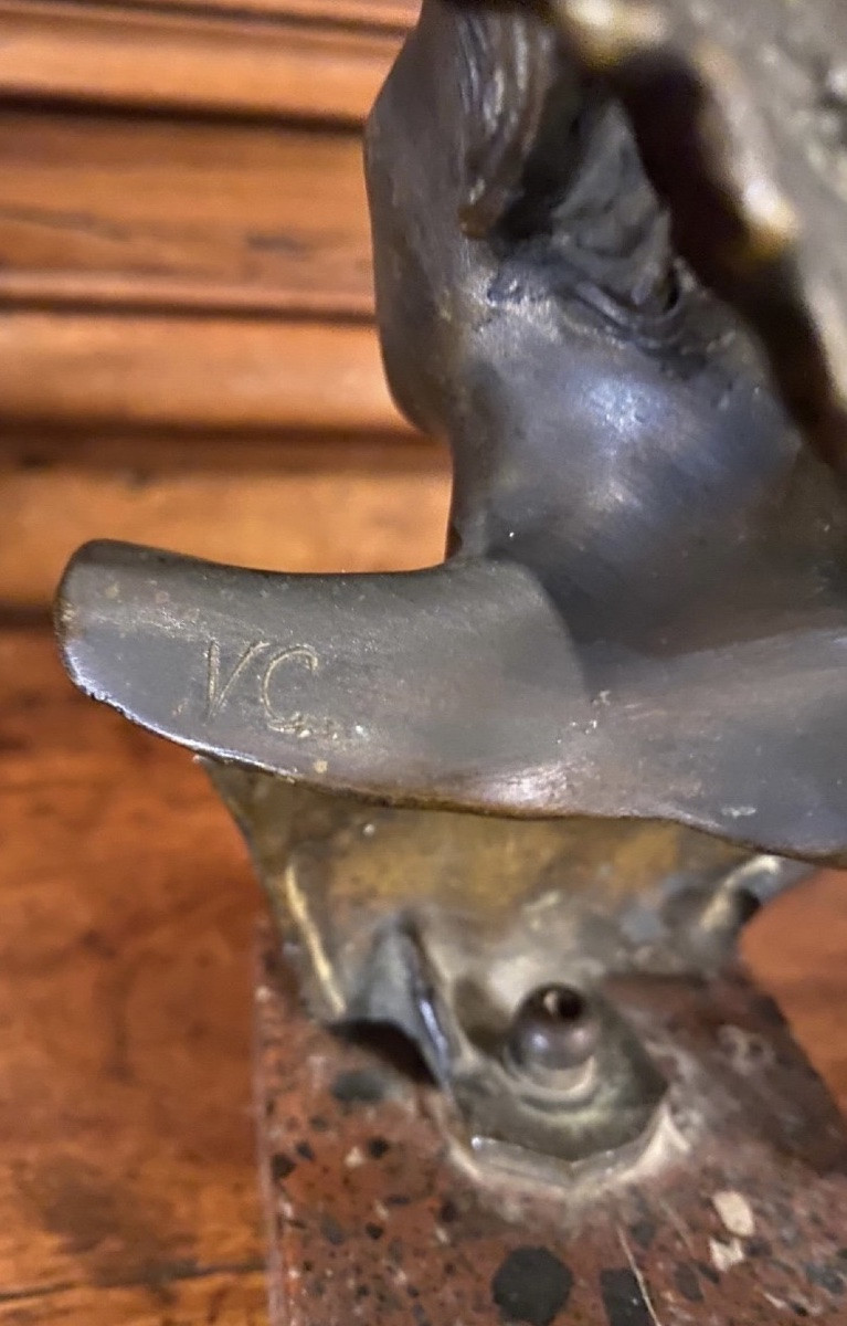 Buste de jeune Napolitain dans le goût de Vincenzo Gemito – fin XIXe siècle-photo-6