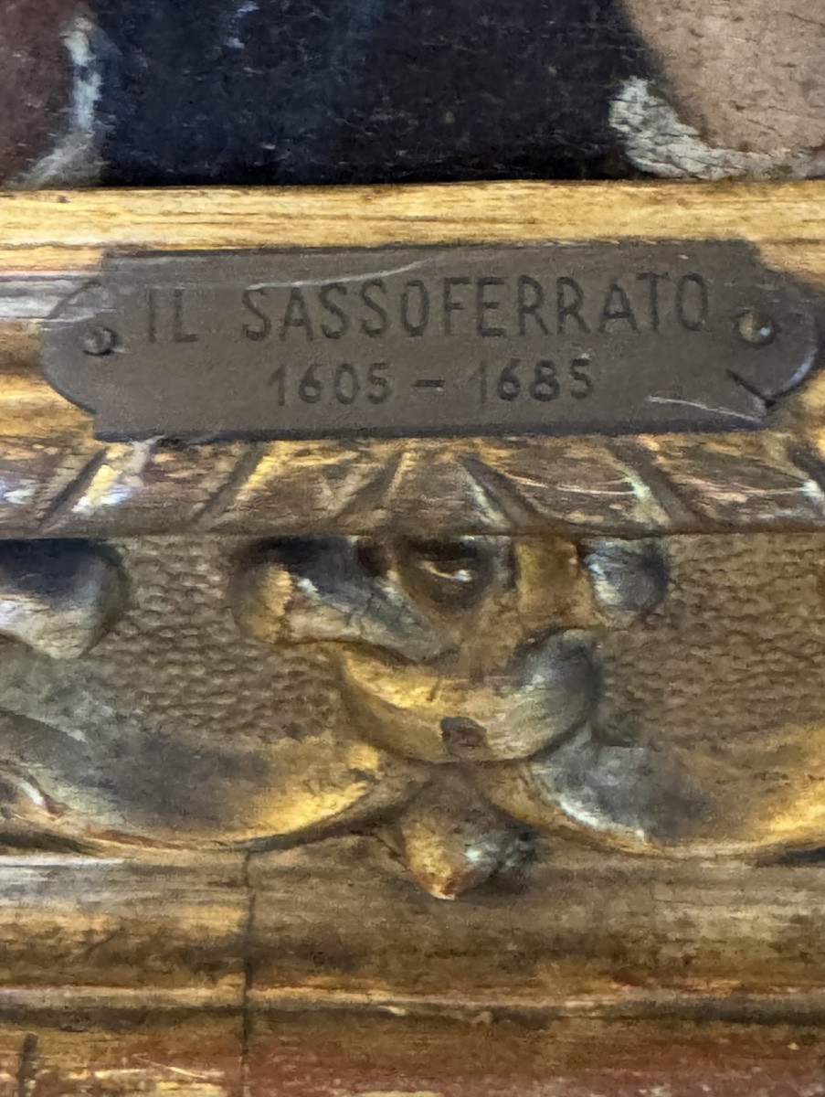 École italienne du XVIII eme siècle,D'après Giovanni Battista Salvi, dit Sassoferrato (1609-168-photo-4