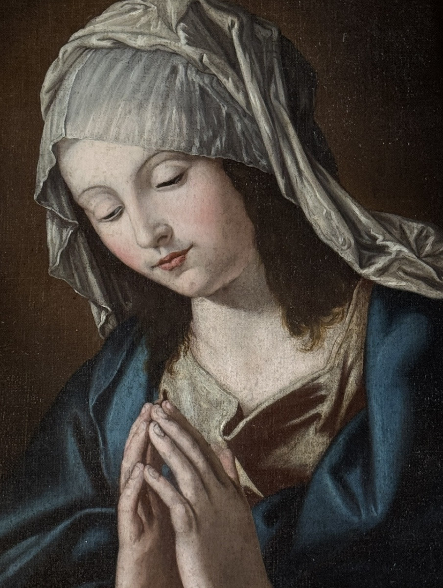 École italienne du XVIII eme siècle,D'après Giovanni Battista Salvi, dit Sassoferrato (1609-168-photo-2