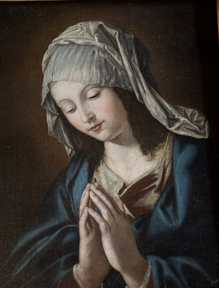 École italienne du XVIII eme siècle,D'après Giovanni Battista Salvi, dit Sassoferrato (1609-168-photo-4