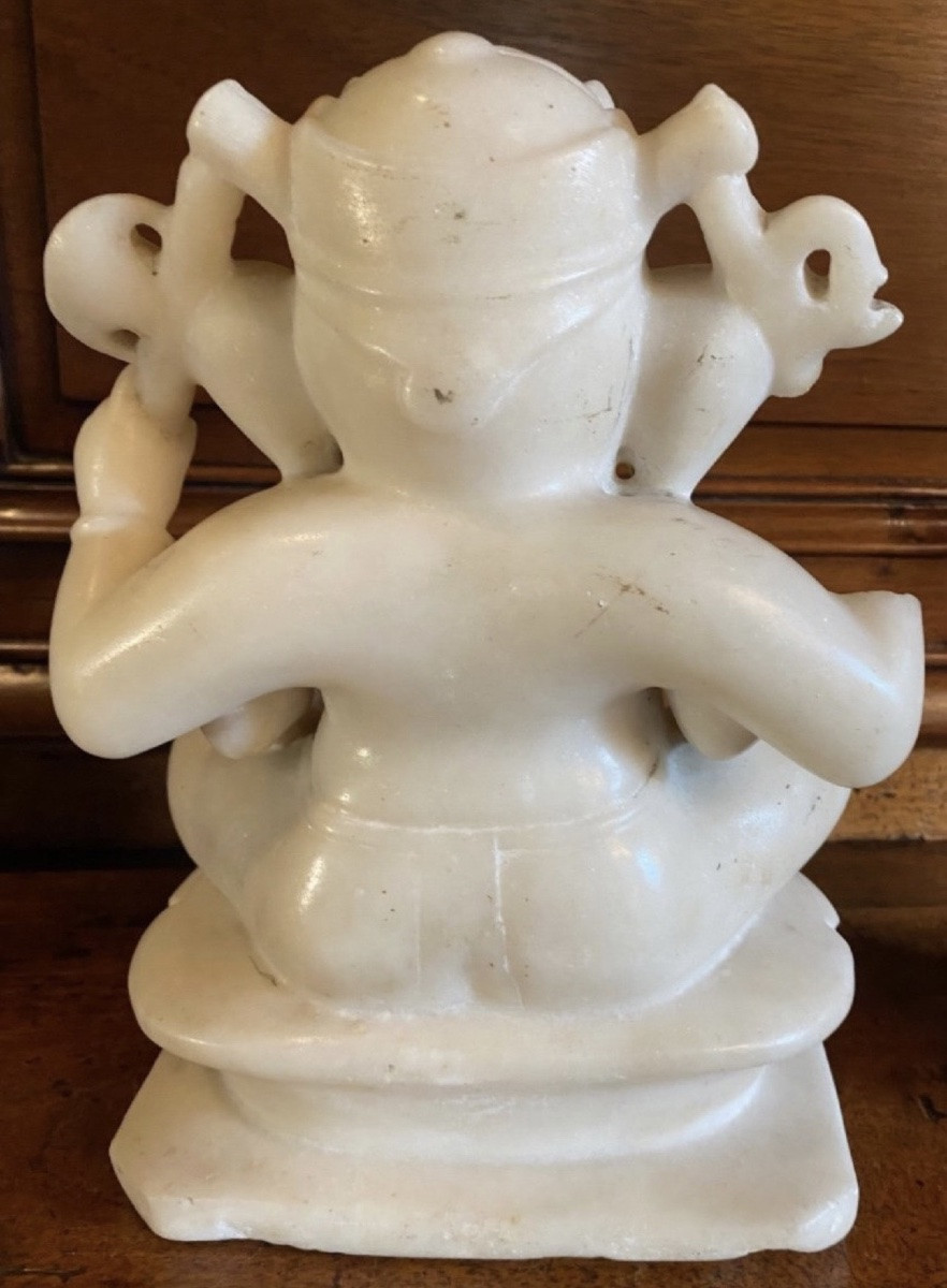 Ganesh God Of Prosperity In Alabaster-photo-1