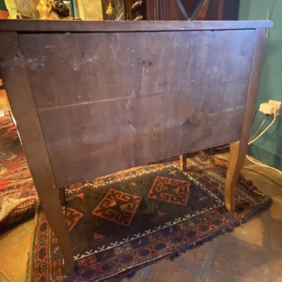 COMMODE SAUTEUSE CEINTRÉE DU DAUPHINÉ EN NOYER XVIII EME SIÈCLE-photo-8