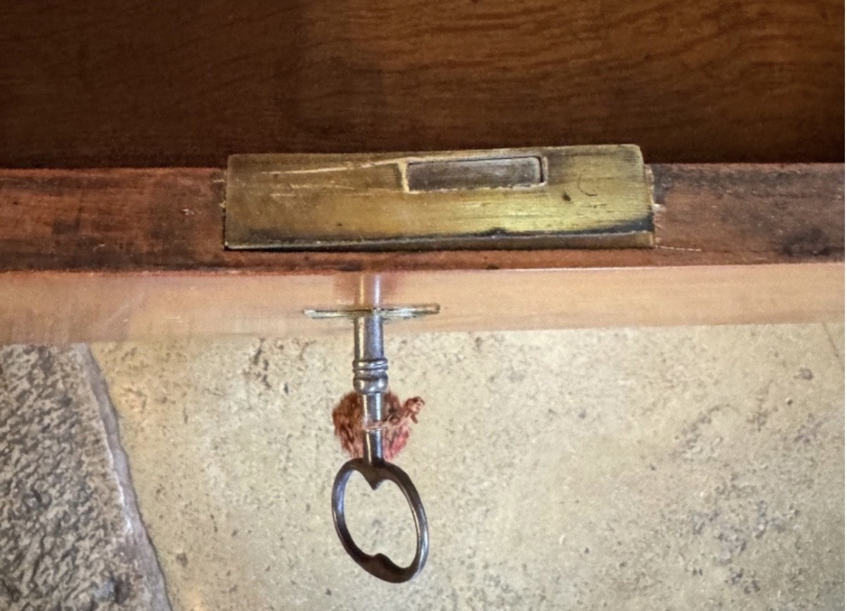 PETITE COMMODE D’ENTRE DEUX d’époque DIRECTOIRE EN ACAJOU DU XIX EME SIÈCLE-photo-2
