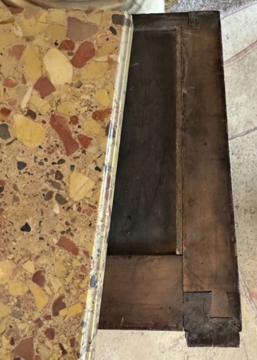 PETITE COMMODE D’ENTRE DEUX d’époque DIRECTOIRE EN ACAJOU DU XIX EME SIÈCLE-photo-6