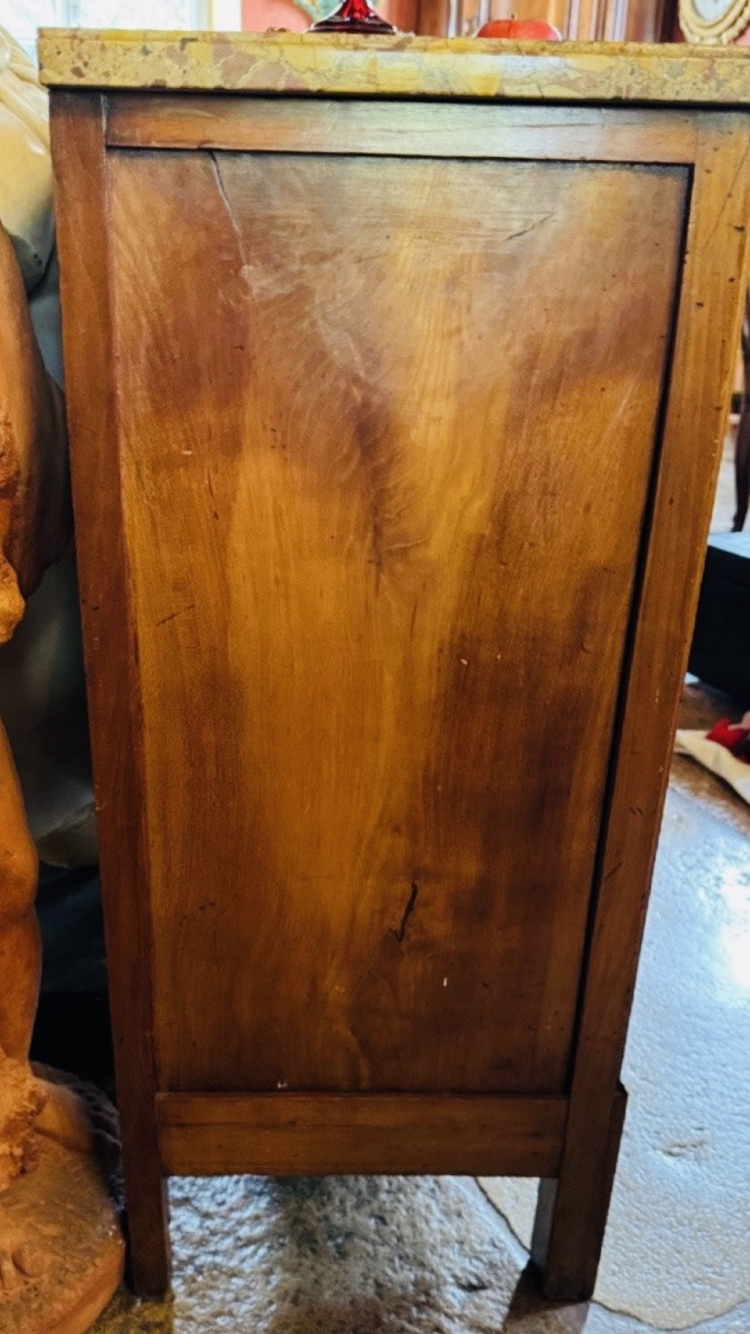 PETITE COMMODE D’ENTRE DEUX d’époque DIRECTOIRE EN ACAJOU DU XIX EME SIÈCLE-photo-8