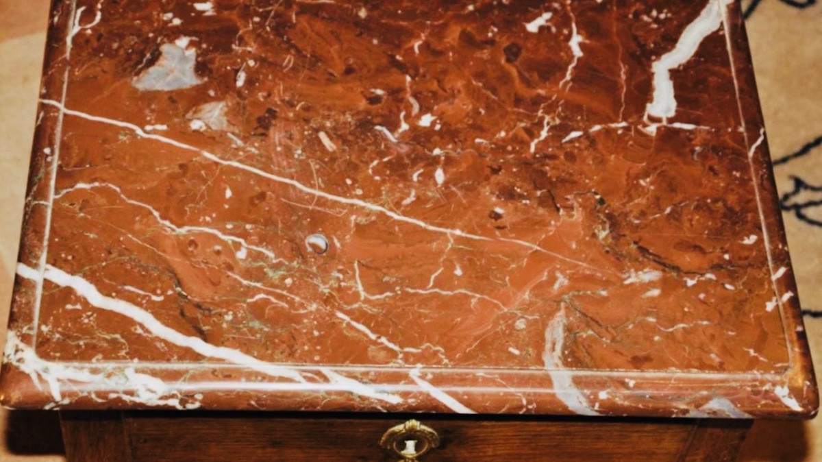 PETITE COMMODE miniature EN CHÊNE LOUIS XV DU XVIII EME SIÈCLE-photo-5