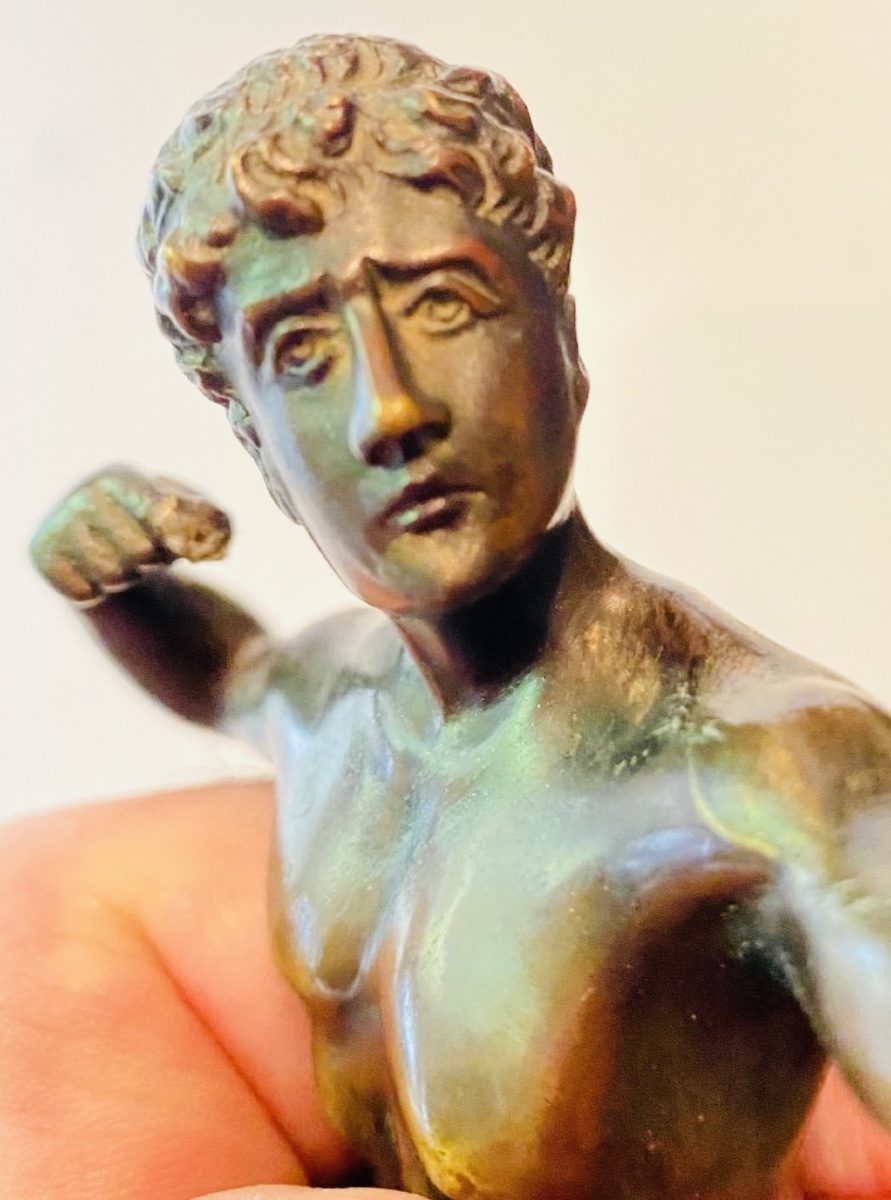 L’ARCHER, BRONZE 1900 PAR LUDWIG GRAEFNER-photo-5