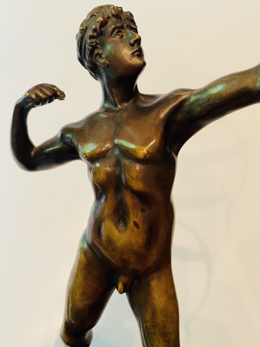 L’ARCHER, BRONZE 1900 PAR LUDWIG GRAEFNER-photo-7