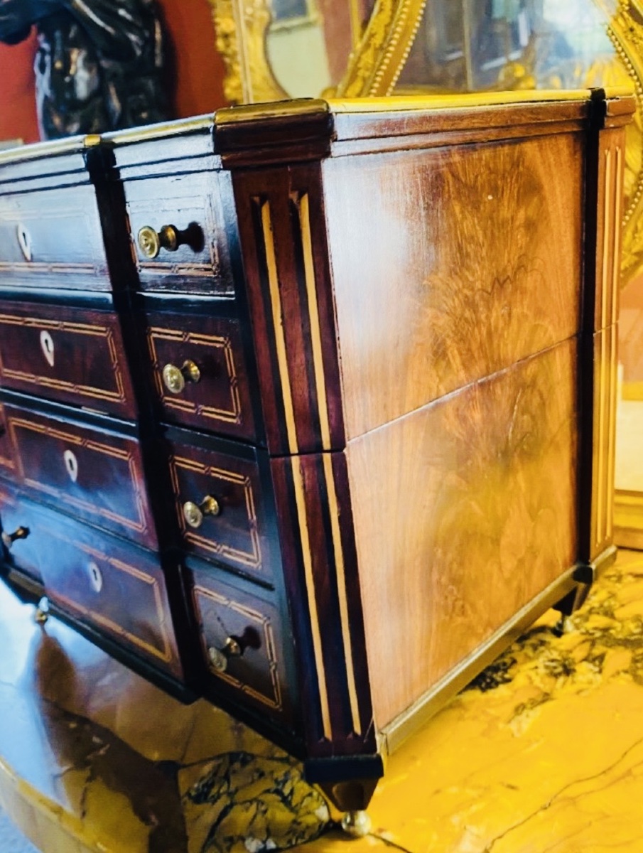 Large Louis XVI Master's Chest - Louis XVI Period Secret Box-photo-1
