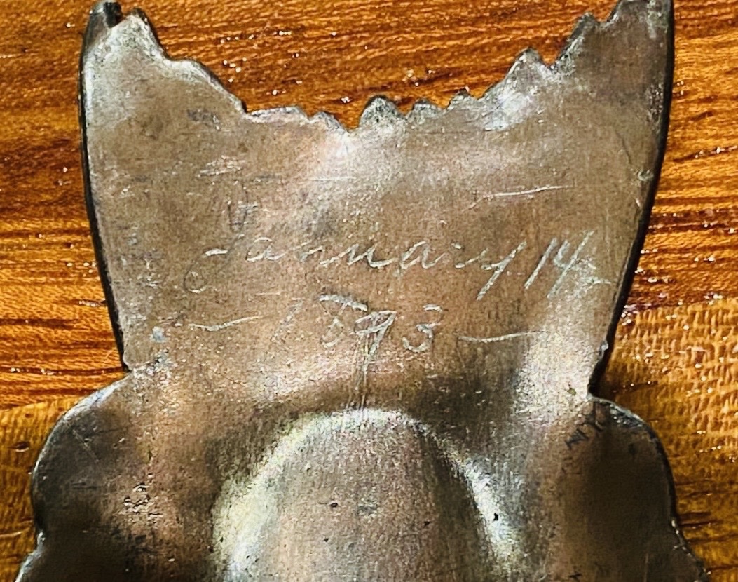 JAPON ÈRE MEIJI, ÉTONNANT ÉCORCHÉ DE SAUMON DÉVORÉ PAR DES RATS, SIGNÉ-photo-5