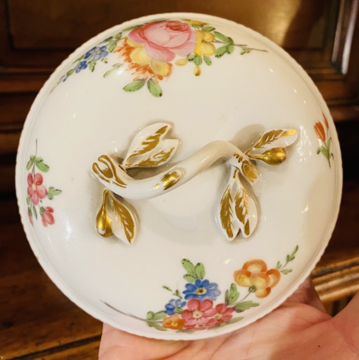 Soup Bowl Or Rare 18th-century Soup Bowl And Saucer Signed -photo-4