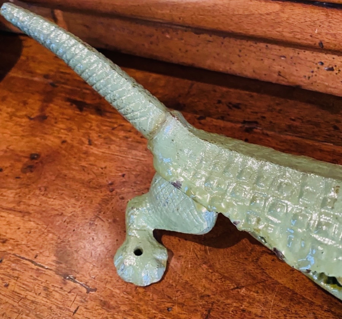 Crocodile-headed Pharmacy Stopper, Late 19th Century-photo-4