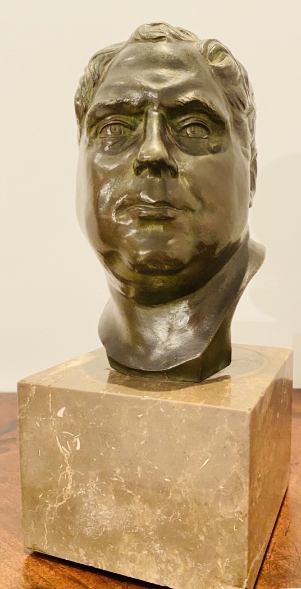 BRONZE À L’ANTIQUE D’UN EMPEREUR ROMAIN XIX EME SIÈCLE, l’empereur Vitellius-photo-3