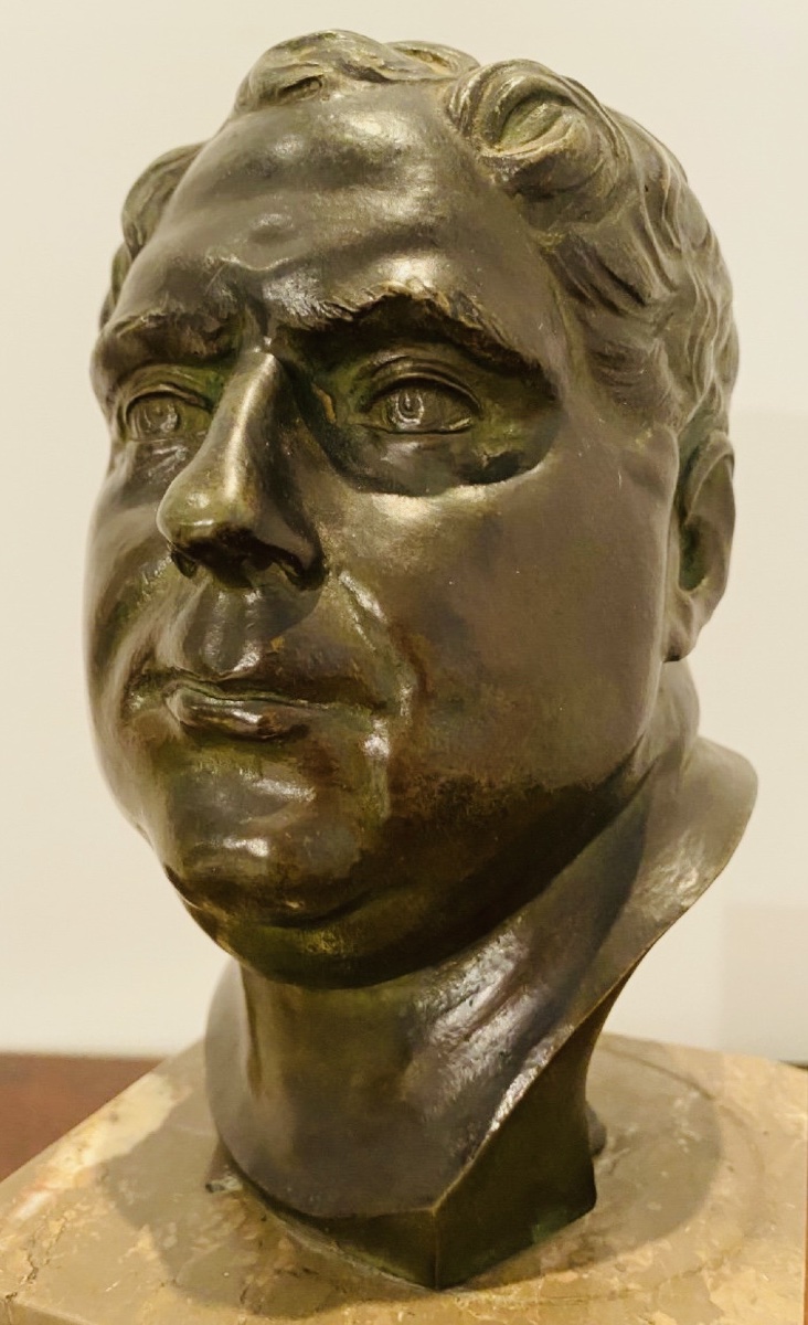 BRONZE À L’ANTIQUE D’UN EMPEREUR ROMAIN XIX EME SIÈCLE, l’empereur Vitellius-photo-5