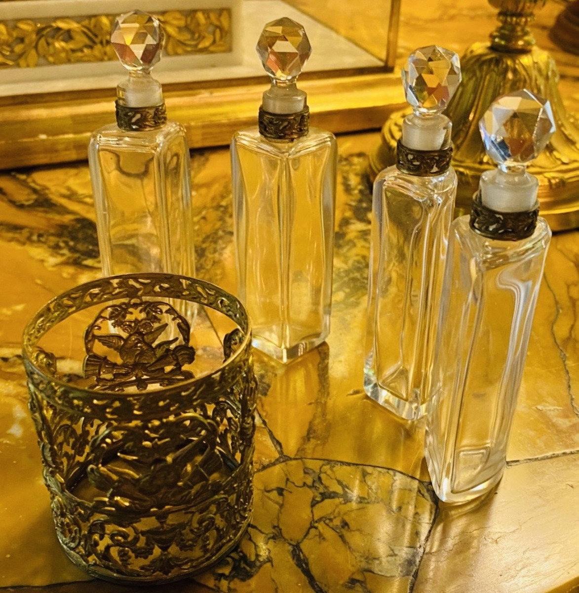 Nécessaire à odeur ou nécessaire à parfums, première moitié du XIX eme siècle -photo-7