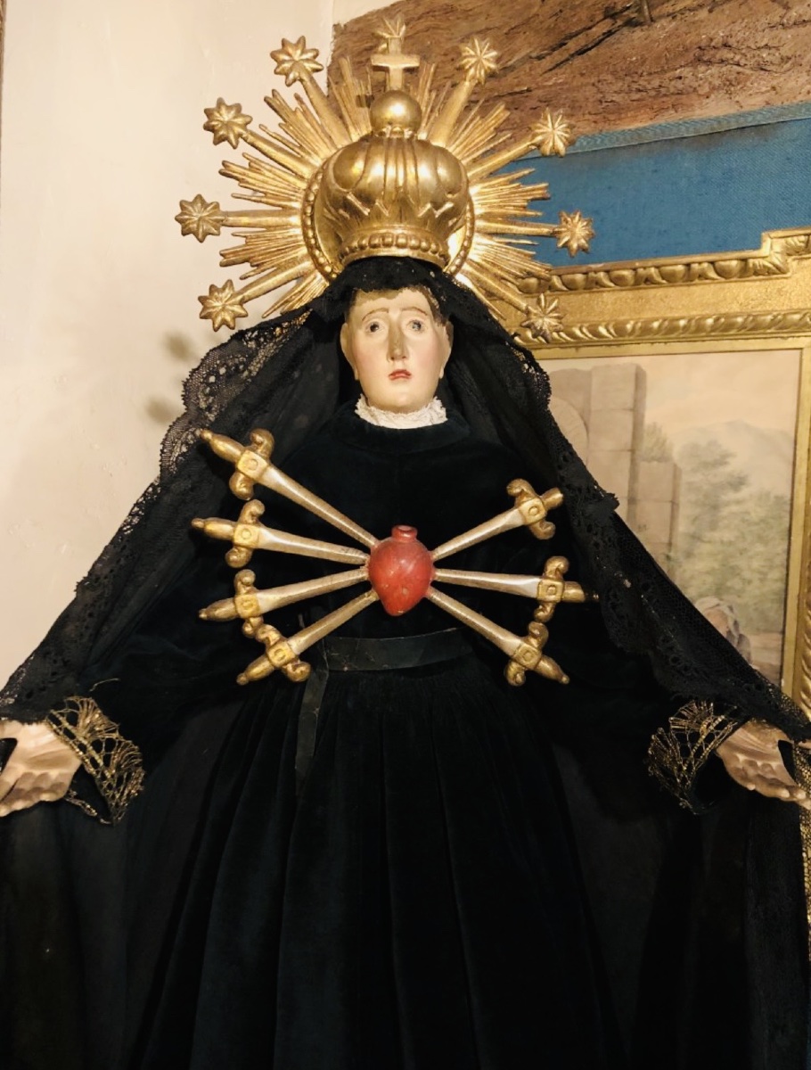 Capipote, VIERGE DES 7 DOULEURS DU XIXE SIÈCLE-photo-2
