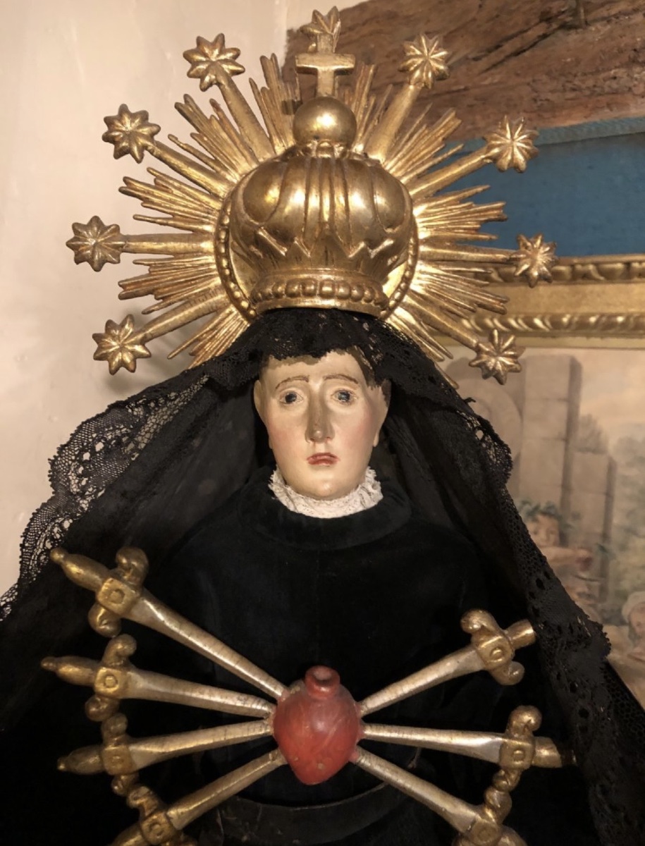 Capipote, VIERGE DES 7 DOULEURS DU XIXE SIÈCLE-photo-3