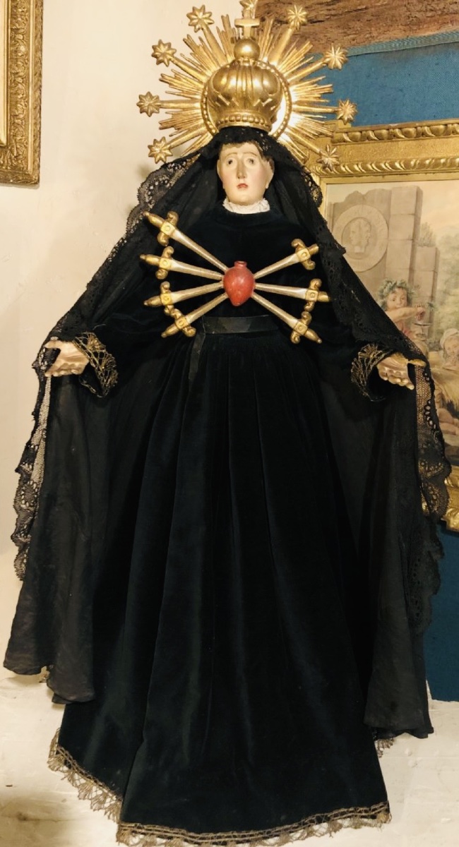 Capipote, VIERGE DES 7 DOULEURS DU XIXE SIÈCLE-photo-4