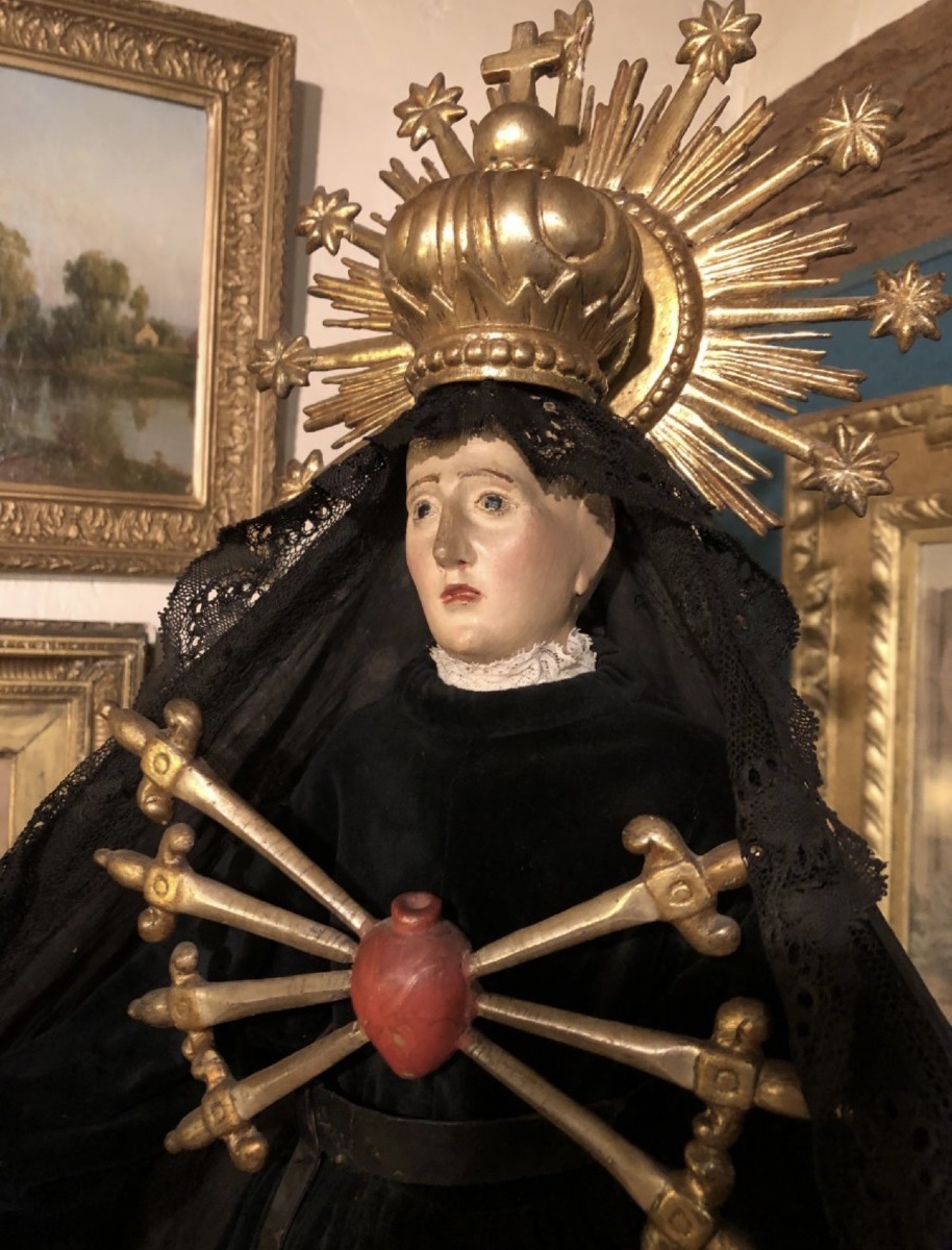 Capipote, VIERGE DES 7 DOULEURS DU XIXE SIÈCLE-photo-2