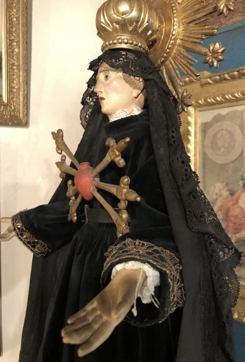 Capipote, VIERGE DES 7 DOULEURS DU XIXE SIÈCLE-photo-3