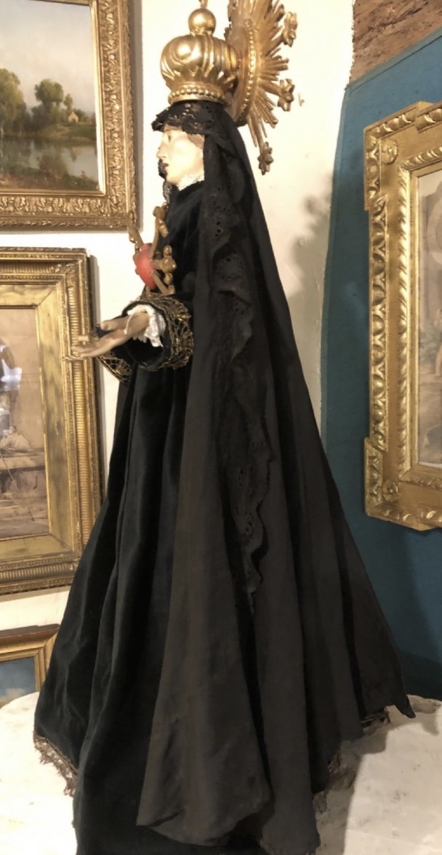 Capipote, VIERGE DES 7 DOULEURS DU XIXE SIÈCLE-photo-4