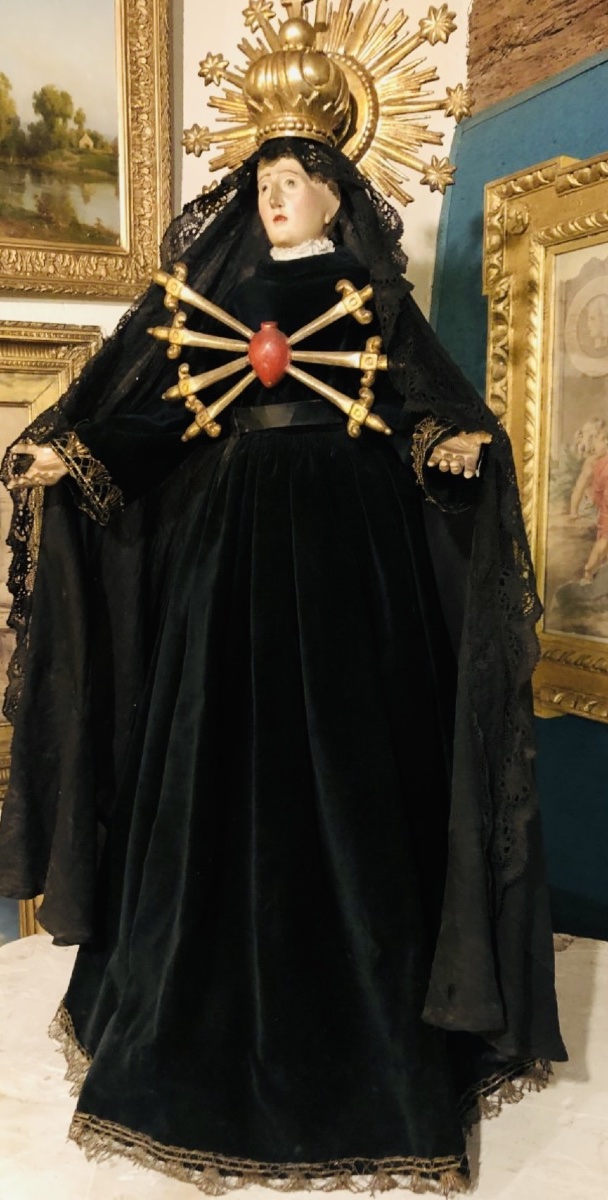 Capipote, VIERGE DES 7 DOULEURS DU XIXE SIÈCLE-photo-7